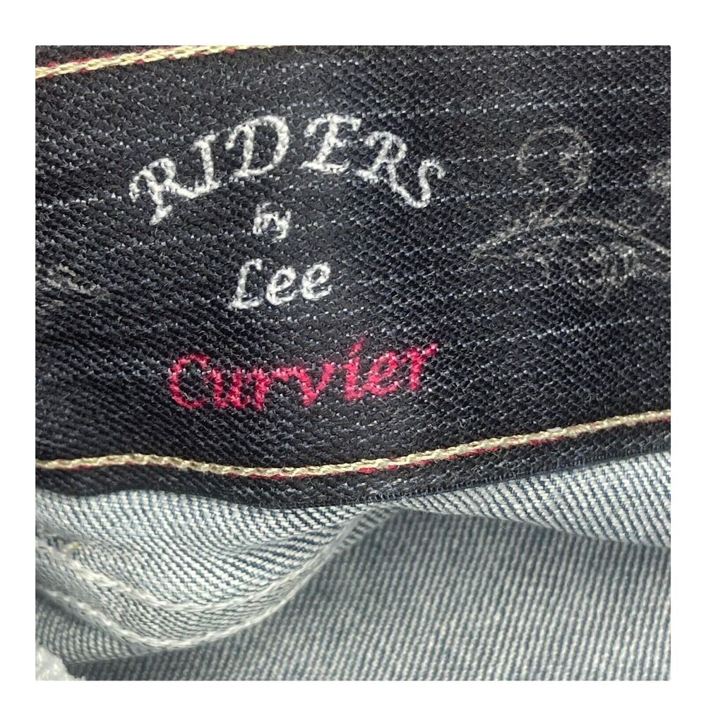 Casual Comfy Lee Riders Curvier Jeans Women’s Size 10 Petite - Picture 6 of 8
